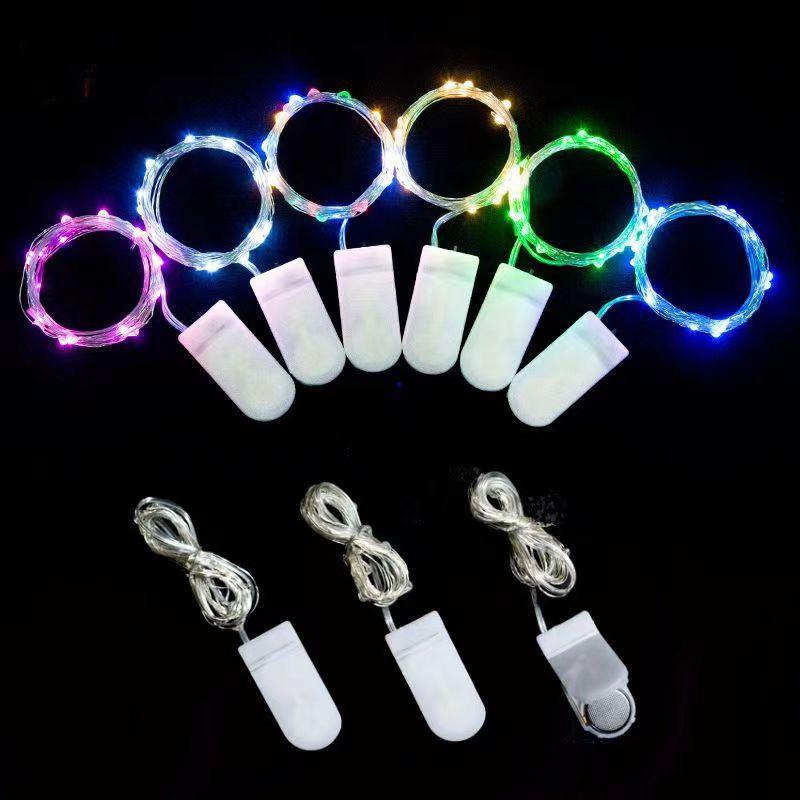 

Copper Wire LED String Lights in Small White Box