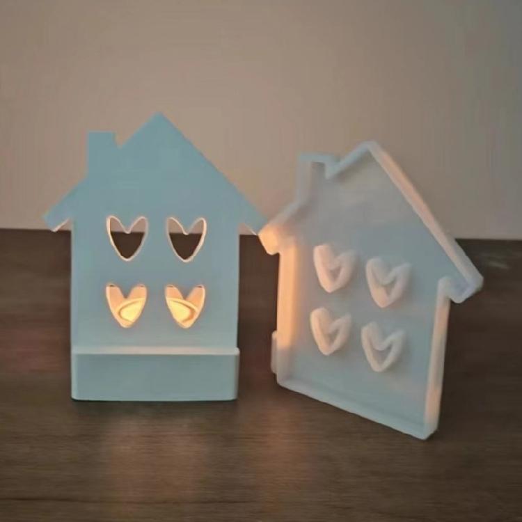 Candle Holder Mold with Base for Making Candle Holder Tealight Holder