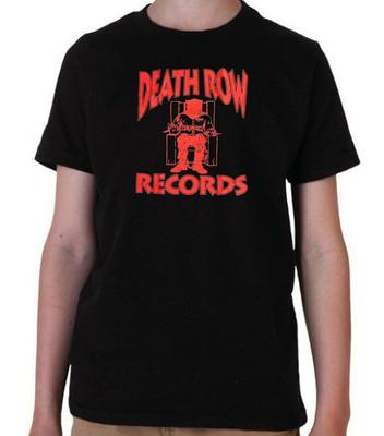 T-shirt Noir Jeune Death Row Records