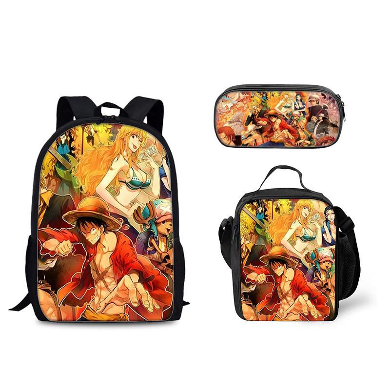 One Piece Backpack Ice Pack Set For Students With Nylon Material And Daily Use