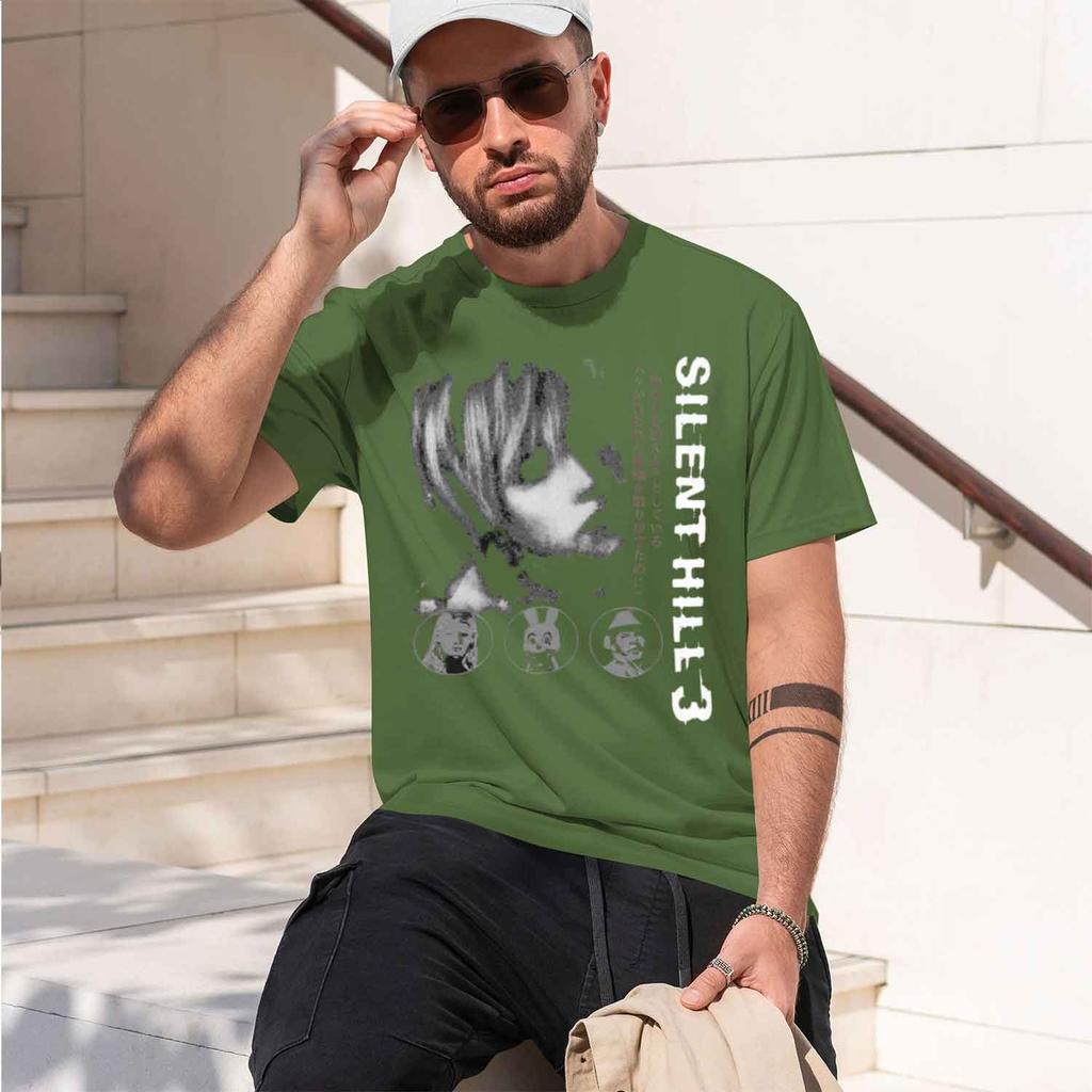 Silent Hill 3Unisex T Shirt Horror Game Fun Tee Shirt Short Sleeve O-Neck TShirt Vintage Large Size Tshirt 62458 2026 Mo