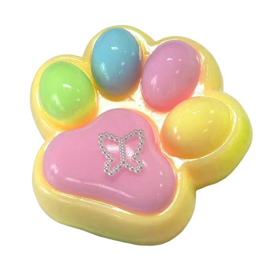 Cat Paw Squeeze Toy Stress Relief Kitten Paw Pinch Sensory Toy Kids Adults Soft TPR Stress Ball Calming Animal Claw Fidget Toy
