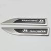 Hyundai Reina Metal Bright Side Fender Decal – Custom Car Logo Decoration
