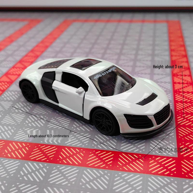 1:43 Alloy Pull-Back Sports Car Toy Figurine for Kids - Claw Machine Gashapon Gift.
