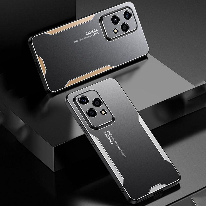 

For Honor 200 Lite Case Aluminium Alloy TPU PC Mobile Phone Cover Gold