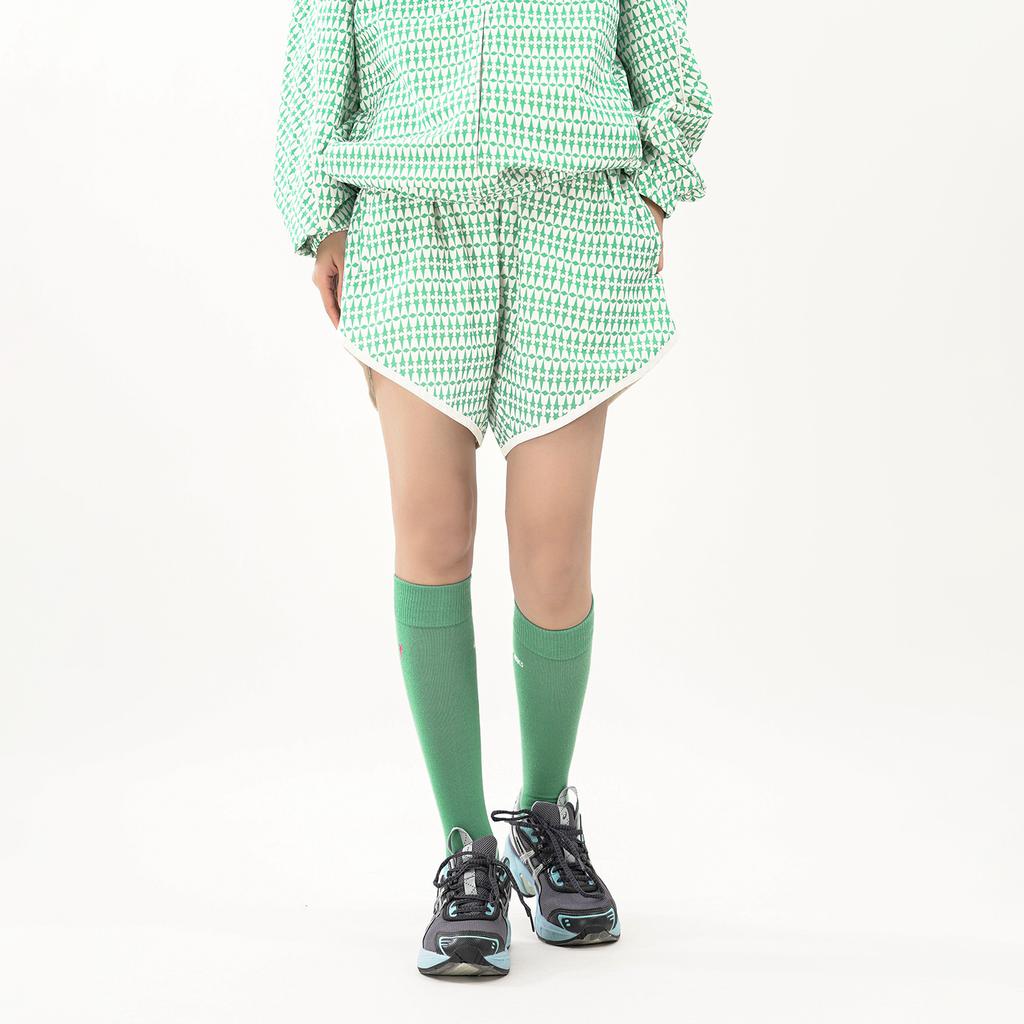 Asics X 8On8 Collaboration Casual Loose Breathable Shorts Unisex shorts Light-Green 2203A125-300