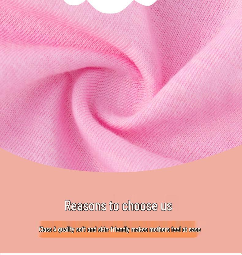 Korean Style Kids' Pure Cotton Cartoon Underwear - Medium & Large Girls' Triangle Shorts