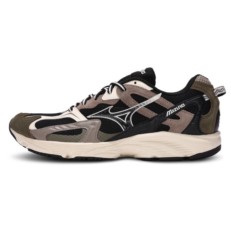 Mizuno Retro Comfortable Synthetic Leather Shock Absorption Wear-Resistant Support Rebound Low-Top Casual Running Shoes Unisex sneaker D1GH232201