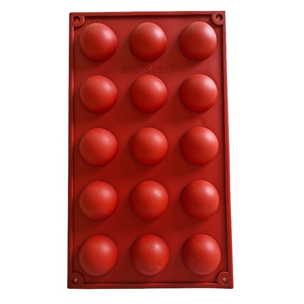 2pcs BPA Free Chocolate Truffle Mold 15 Cavity Candy Mold Small Dome Baking Mold  Chocolate Mousse