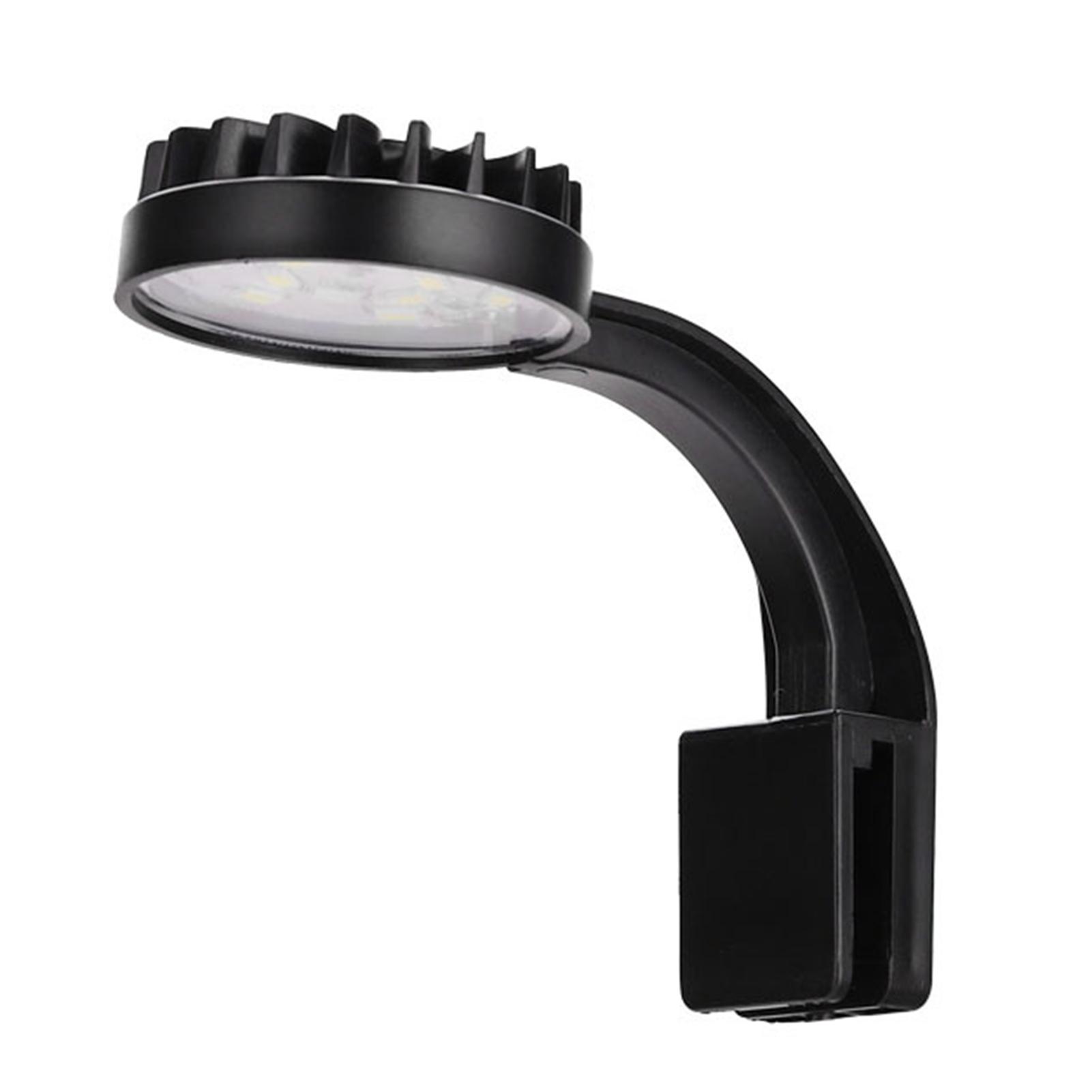 

Небольшой светодиодный светильник для аквариума, USB, высокая яркость, энергосберегающий светильник для аквариума и растений US Plug чёрный