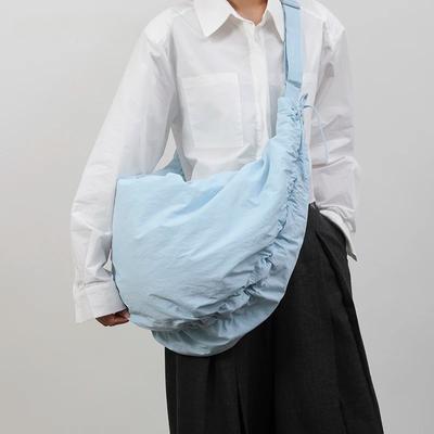 Designová nylonová velká měkká taška přes rameno crossbody pro ženy 2024 zimní trend móda Y2K nové podpažní tašky kabelky
