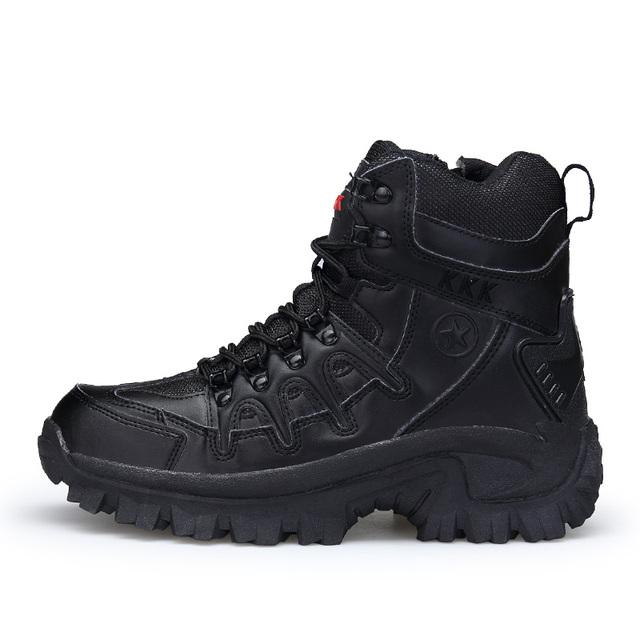 Men 'S Military Boot Combat Mens Ankle Boot Tactical Big Size 39 -46 Army Boot Male Shoes Work Safety Shoes Motocycle Boots