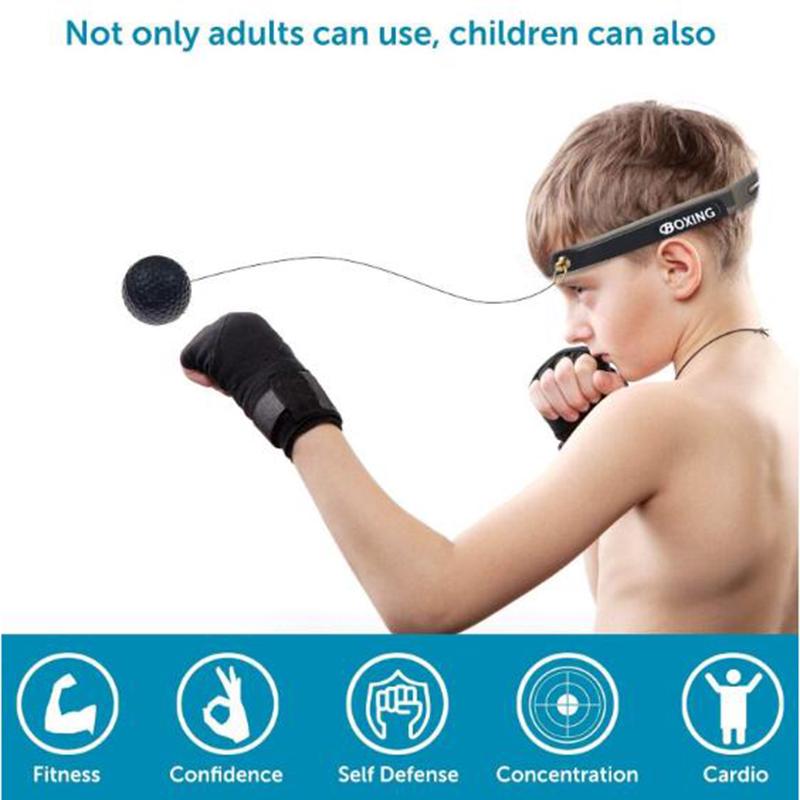 Boxing Reflex Ball Speed Sanda Boxer Raising Reaction Force Hand Eye Training