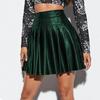Trendy Pleated Skirt for Women, Cross-Border European and American Style Pu Short Skirt, Sexy Nightclub Style Skirt D14