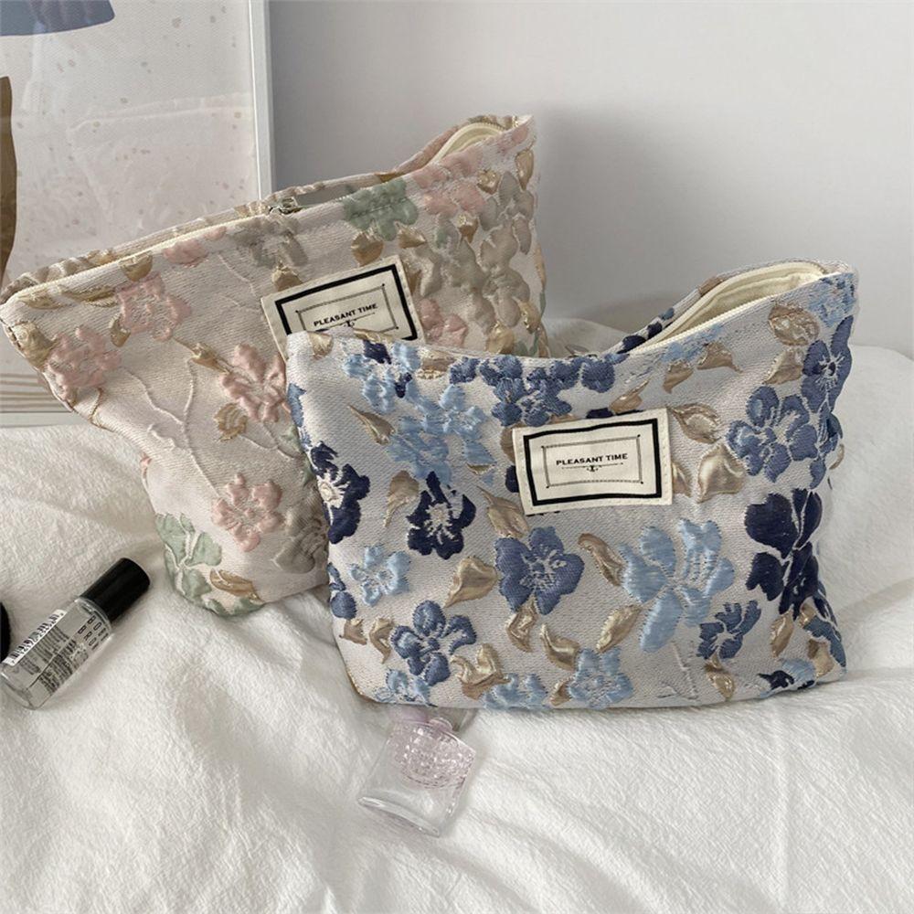 

Multifunction Outdoor Large Capacity Relief Storage Bags Make Up Bags Cosmetic Pouch Cosmetic Bag синій