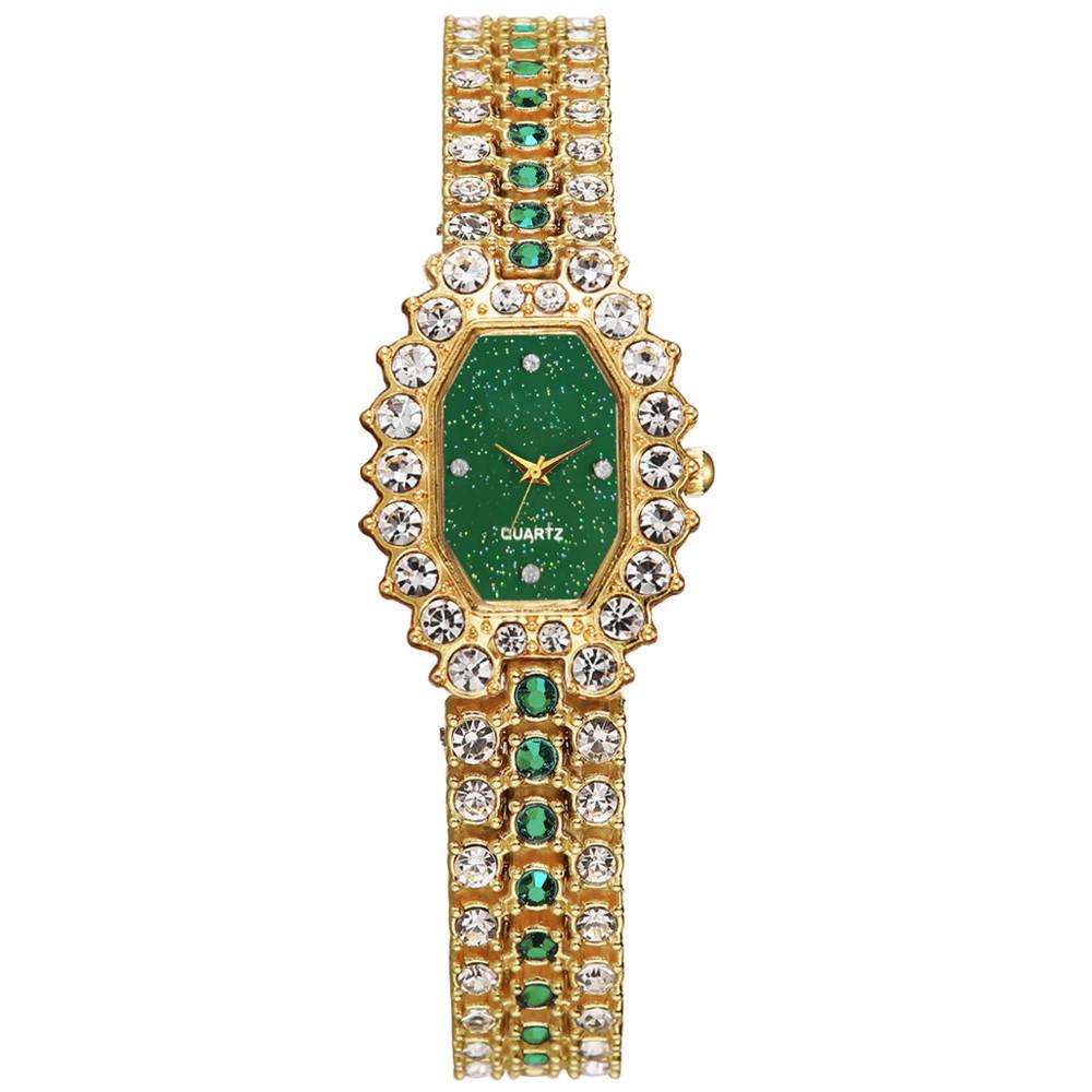 Luxury Womens Watches Ladies Square Watch Full Diamonds Quartz Clcok Alloy Casual Starry Sky Wristwatch