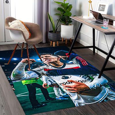 1pc Hazard Inspired Office Chair Mat Anime Cartoon Design, Non Slip Carpet for Home and Office Decor, Suitable for All Seasons