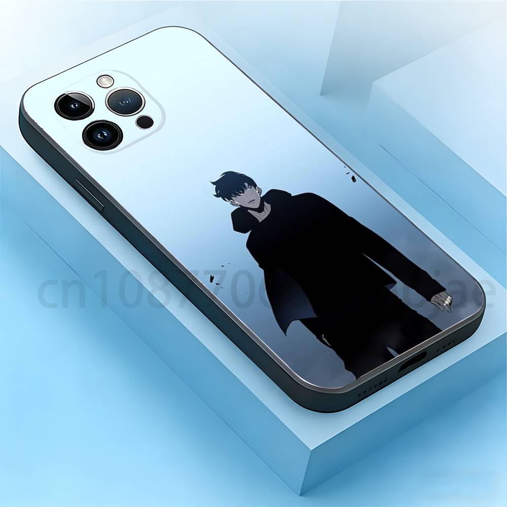 Sung Jin-woo Handyhülle Für iPhone 17,16,15,14,13,12,11,XR,Pro,Max,Plus,mini, Silikon Schwarz Hülle