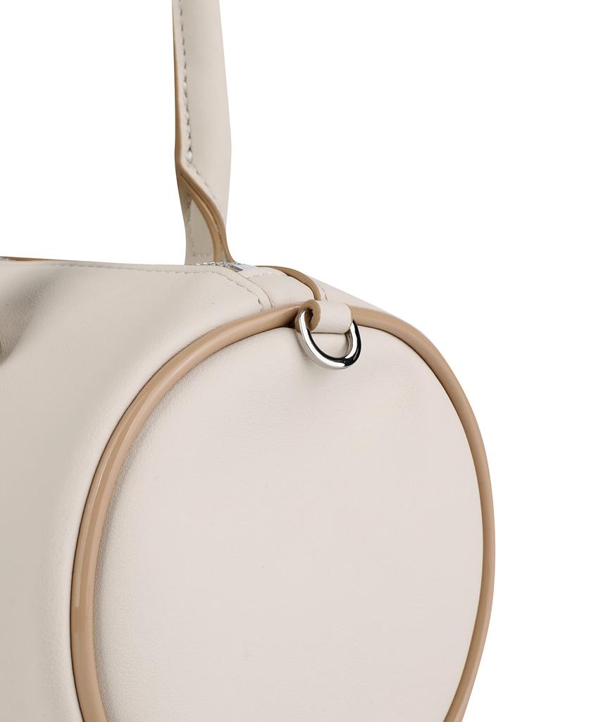 Wacky Willy Lily Volume Handle Cylindrical Bag Ivory