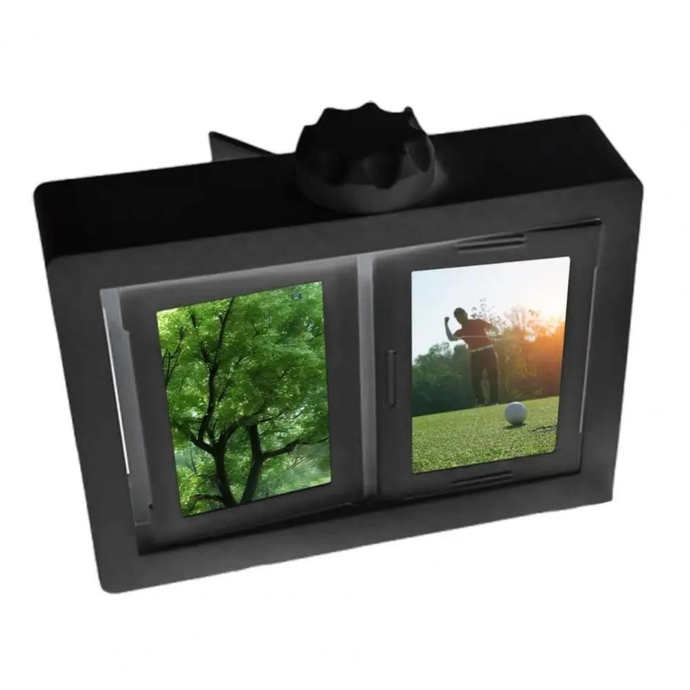 Transparent 3D Rotating Photocard Holder Protective Multi-purpose Rotating Photo Holder Idol Card Collect Book Easy To Install