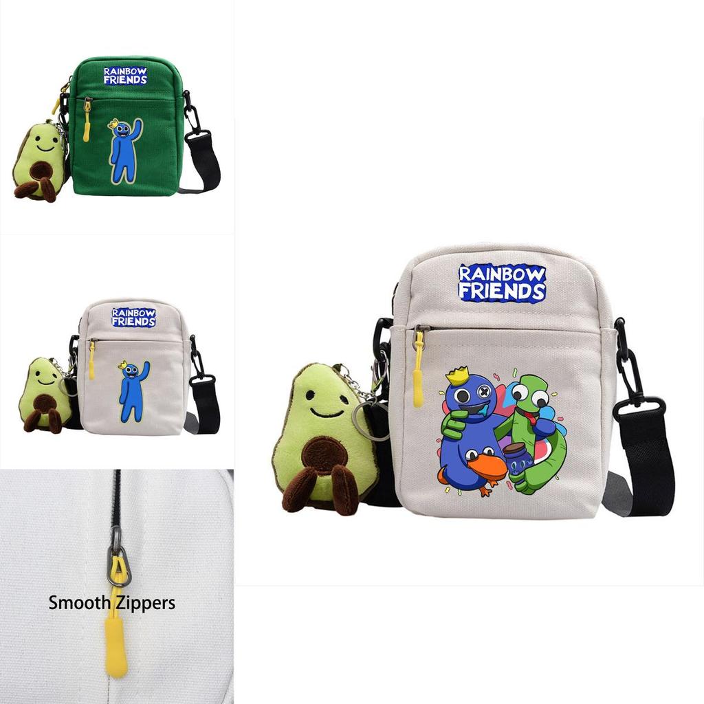 Cute Roblox Rainbow Friends Shoulder Bag For Kids Lightweight And Durable