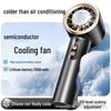 Mini Handheld Portable Fan with Digital Display and Ice Pack