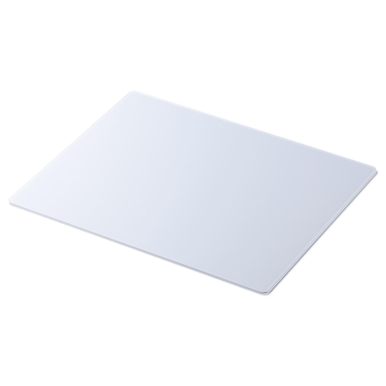 

Sanwa Direct Glass Mouse Pad, Large Gaming Tempered Glass, 50x40cm, 3mm Thick, 9H Hardness, White, 200-MPD034W-L