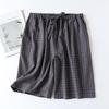 Pantaloni da pigiama da uomo Pantaloncini da pigiama da salotto Pantaloncini da pigiama morbidi e confortevoli e traspiranti con tasche Pantaloncini da casa con coulisse larghi Taglie forti per uomo