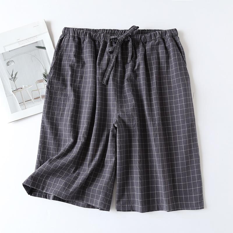 Pantaloni da pigiama da uomo Pantaloncini da pigiama da salotto Pantaloncini da pigiama morbidi e confortevoli e traspiranti con tasche Pantaloncini da casa con coulisse larghi Taglie forti per uomo