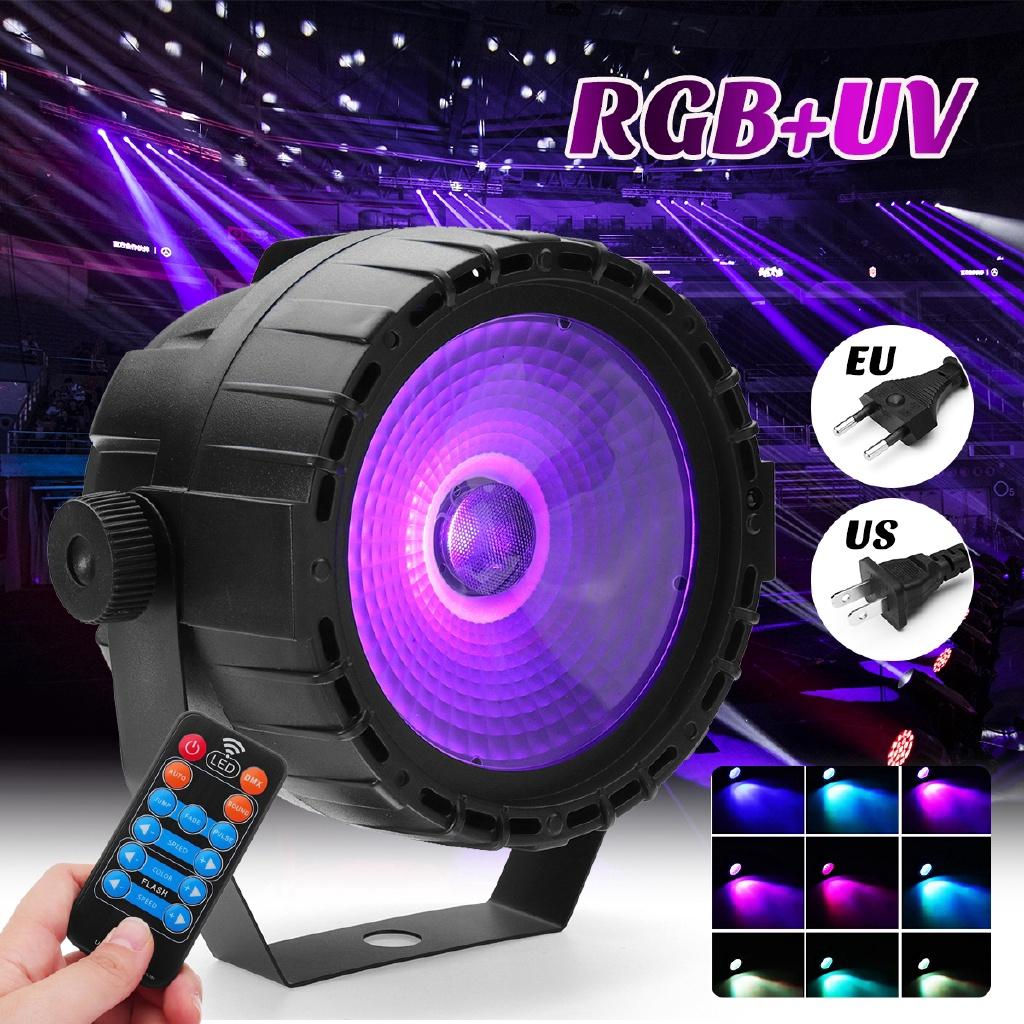 30W LED Stage Light Remote Control RGB + UV Self-propelled/Voice Control/DMX512 For DJ Bar Party Bar