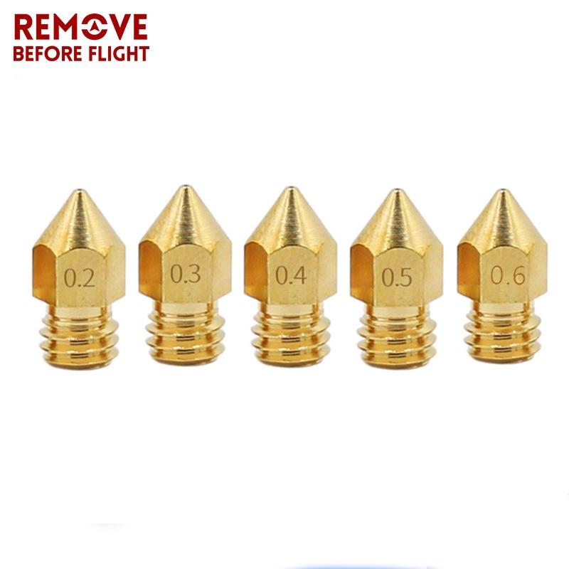 MK7 Imprimante 3D Printer Anet 2 x Buse 0.3mm Nozzle M6 Extrudeur MK8 Creality