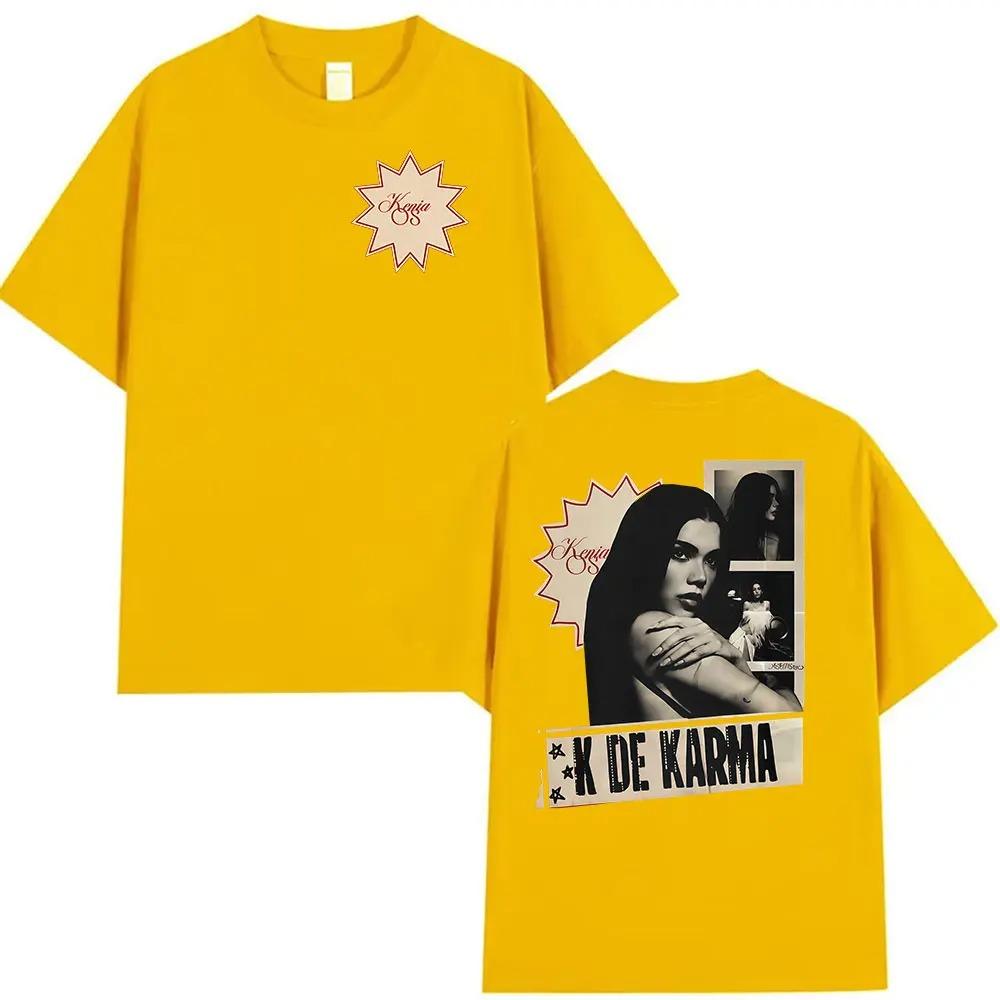 Vintage Kenia Os K De Karma Album 2026 Graphic T Shirt Men Women Harajuku Clothing Short Sleeve T-shirts Gothic Hip Hop T-shirt