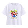 Super Mario Bros. Short-Sleeved T-Shirt  Game Accessories for Boys And Girls Suitable for Students