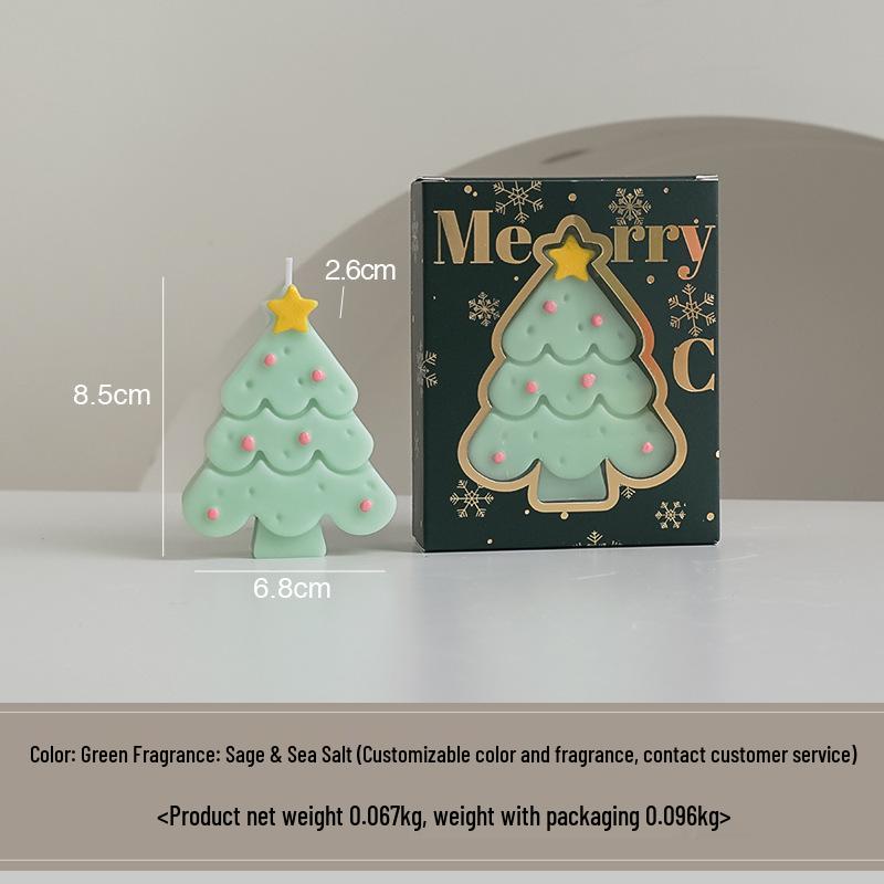 Christmas Tree Aromatherapy Candle Gift Set - Scented Party Favor