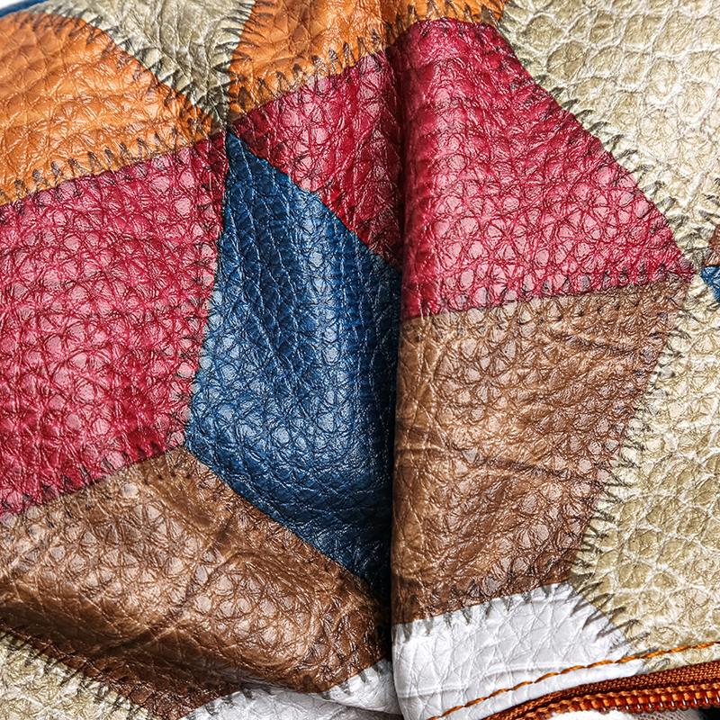 Farbblock Karodekor Mehrschichtige Umhängetasche Große Kapazität Tägliche Nutzung Schultertasche für Frauen Vintage