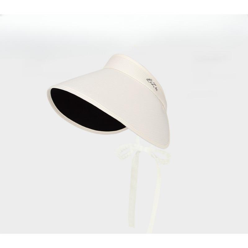 Face-showing Small Hat Empty Top Top Veil Vinyl Sun Hat Adult Sports Sun Hat Foldable Beach