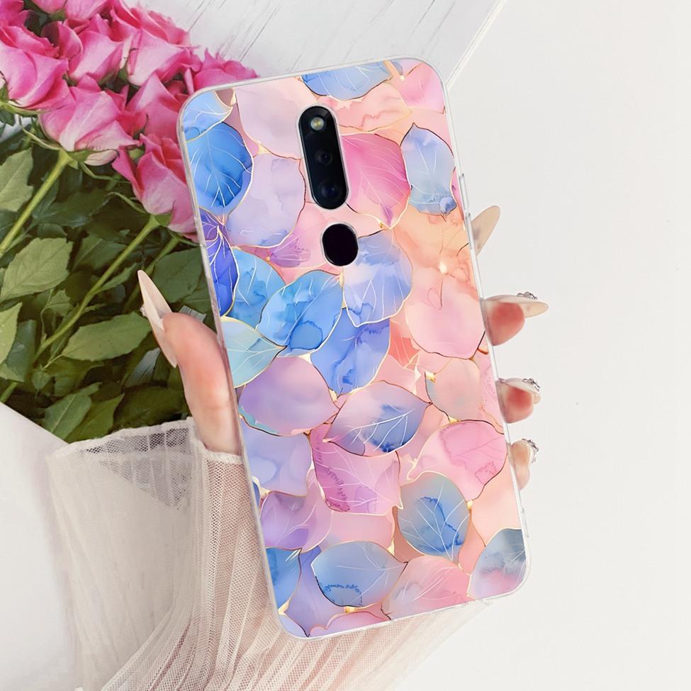 Clear Casing For Oppo F11Pro CPH1969 CPH2209 CPH1987 Phone Case For Oppo F11 Pro Cover Fashion Butterfly Funny Cute Painted