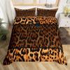 Cowhide Sunflower Duvet Cover Western Farm Animal Skin Bedding Set Microfiber Cow Fur Comforter Cover Twin For Boys Girls Room