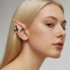 1pair Cross Elf Ears with Earring Ear Cuff Jewelry Creative False Ears  Role Play