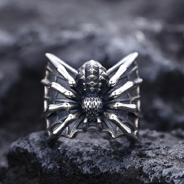 Fashion Spiders Rings Punk Style Open Rings Simple Statement Rings Party Jewelry