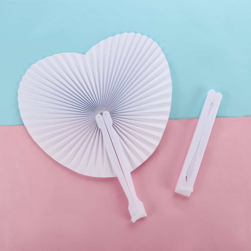 Practice Calligraphy Fan Wedding Party Anniversary Birthday Craft Fan Paper Fan Toy Fan Folding Fan