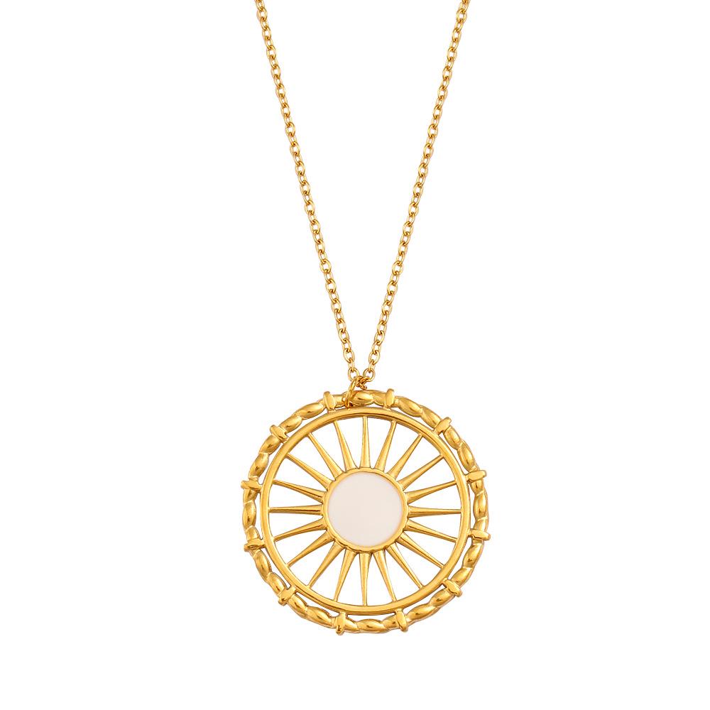 Versatile High-End Cross Pendant Necklace and Earrings Set