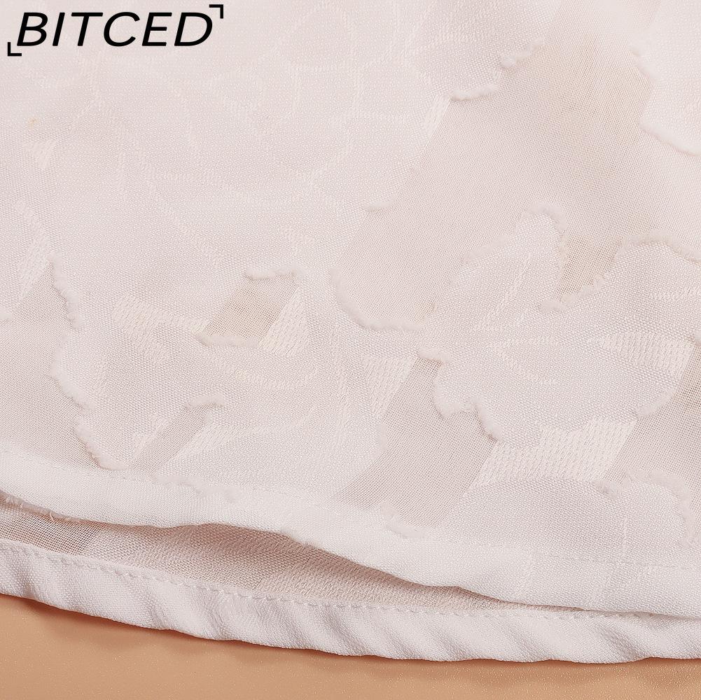 BITCED Plus Size Women's Loose-Fit Casual Chiffon Blouse