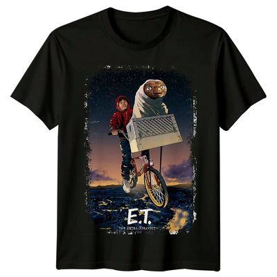 ET der Außerirdische (1982) Filmposter Inspiriertes T-Shirt Retro Tee Unisex
