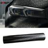 Self Adhesive Diamond Forged Carbon Film Black Carbon Fiber Sticker Air-release Technology Waterproof Stickers Auto Accessories