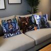 Genshin Impact Capitano Thrain Pillow Case Home Decor Throw For Sofa Bed Car Room Decor Gift Idea