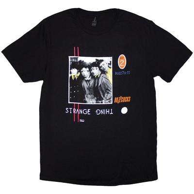 Buzzcocks Unisex T-Shirt: Strange Thing (Black) (Small)