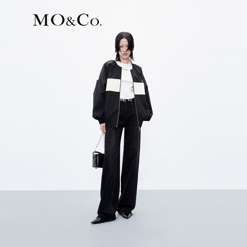 

MO&Co. Женская куртка оверсайз с вышивкой букв XS