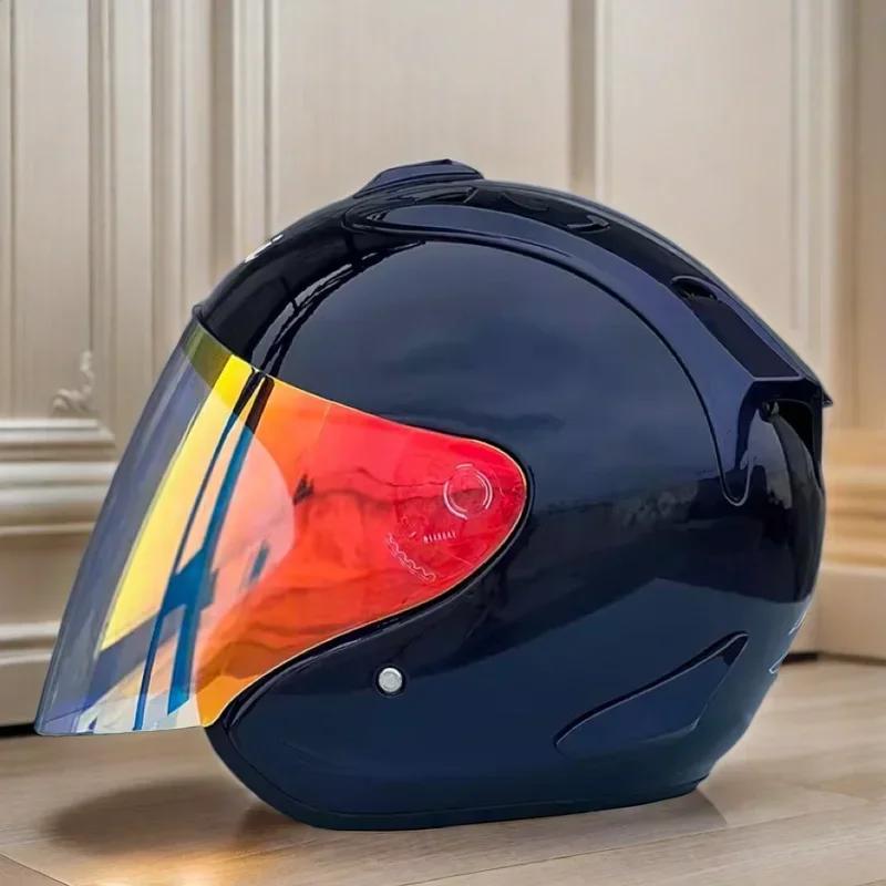 SZ Ram 4 Bright Black Half Helmet Men and Women Motorcycle Off-Road Summer Helmet Downhill Racing Mountain Cross Casco Capacete