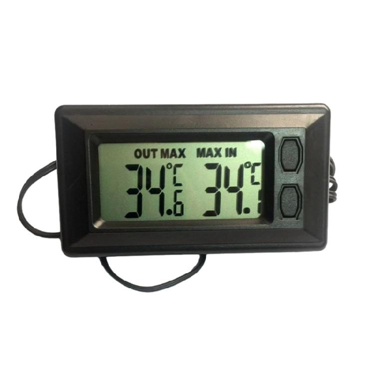Car Temperature Gauge Digital LCD Display Thermometer Easy To Read Display